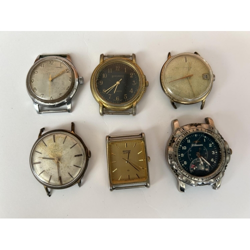 37 - Collection of 6 Vintage Watches Incl. Ricoh, Jung Hans and Rothmans (Untested)