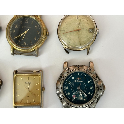 37 - Collection of 6 Vintage Watches Incl. Ricoh, Jung Hans and Rothmans (Untested)