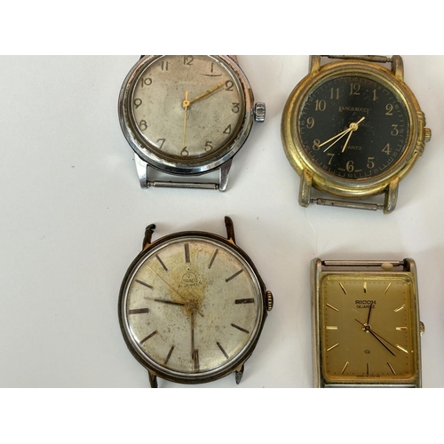 37 - Collection of 6 Vintage Watches Incl. Ricoh, Jung Hans and Rothmans (Untested)