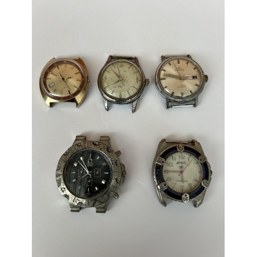 38 - Collection of 5 Vintage Watches Incl. Timer and Itraco (Untested)