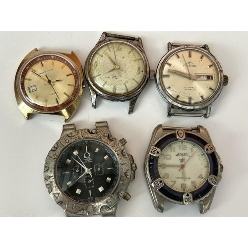 38 - Collection of 5 Vintage Watches Incl. Timer and Itraco (Untested)