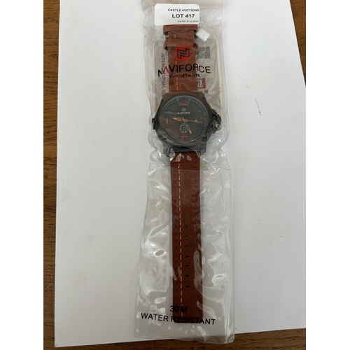 417 - Naviforce Men's Watch (Unused)