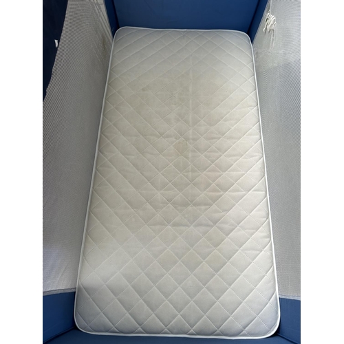 420 - Chicco Baby's Folding Bed with Mattress (A/F - Side of Net as Picture)