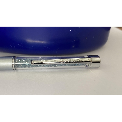 385 - Swarovski Pen Together with Digitally Locking Box