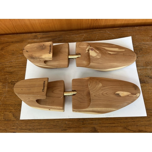 399 - Pair of Church's Woman's Wooden Shoe Lasts