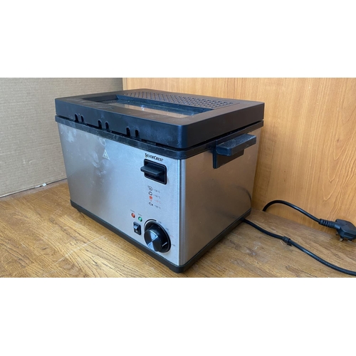 432 - Silver Crest Double Fryer