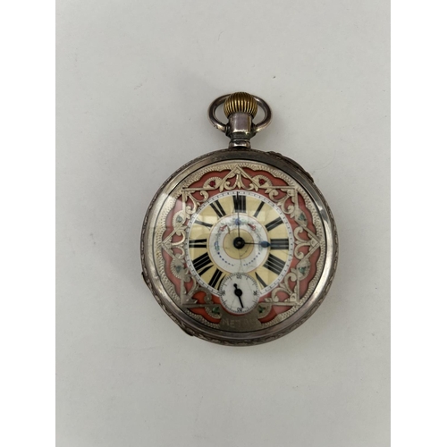 446 - Large Remontoir Cylinder Pocket Watch