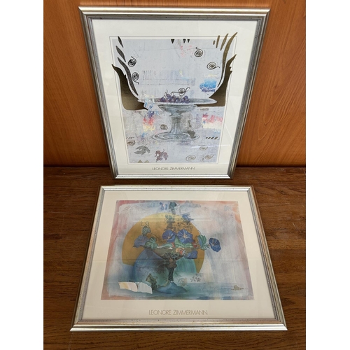 451 - x2 Leonore Zimmermann Still Life Art Prints in Frame (26 x 32cm/each)