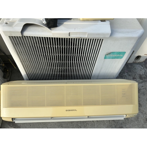 455 - General Air Conditioning Unit Model AOH9RSGA & ASH9RSGCW with Remote (A/F - Untested)