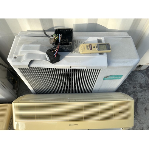 455 - General Air Conditioning Unit Model AOH9RSGA & ASH9RSGCW with Remote (A/F - Untested)