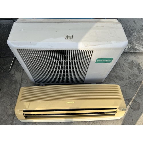 457 - General Air Conditioning Unit Model AOH9RSGA & ASH9RSGCW (A/F - Untested - No Remote)