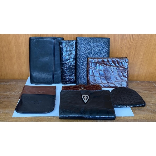 459 - Collection of Vintage Leather Wallets and Purses