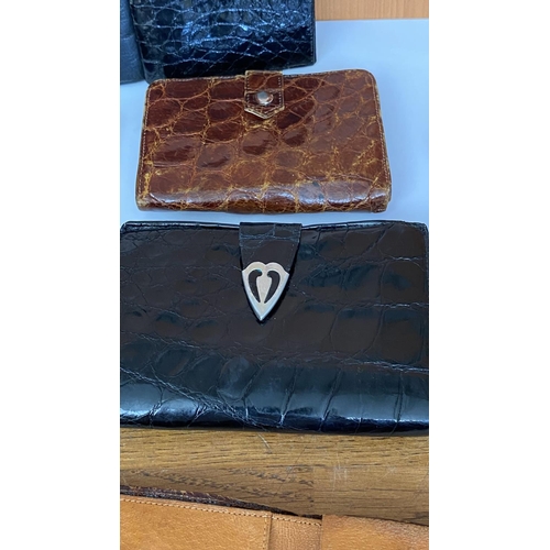 459 - Collection of Vintage Leather Wallets and Purses