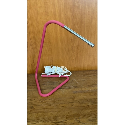 147 - 'Ikea Harte' LED Pink work Lamp