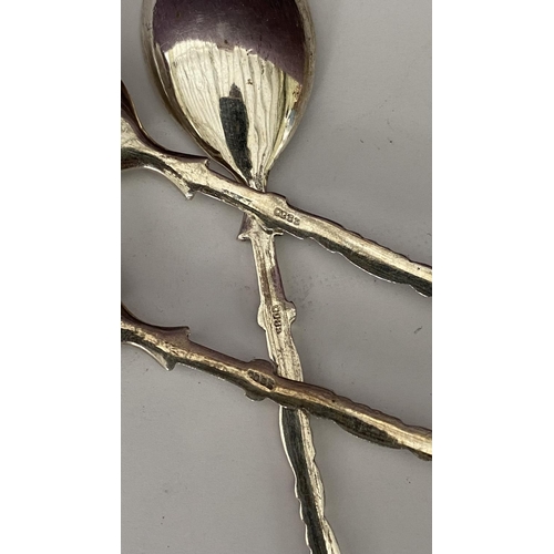 172 - Set of 6 Vintage Silver 800 Tea Spoons