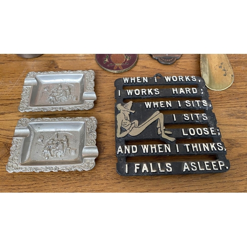 292 - Qty of Interesting Silver Plated and Metal Items