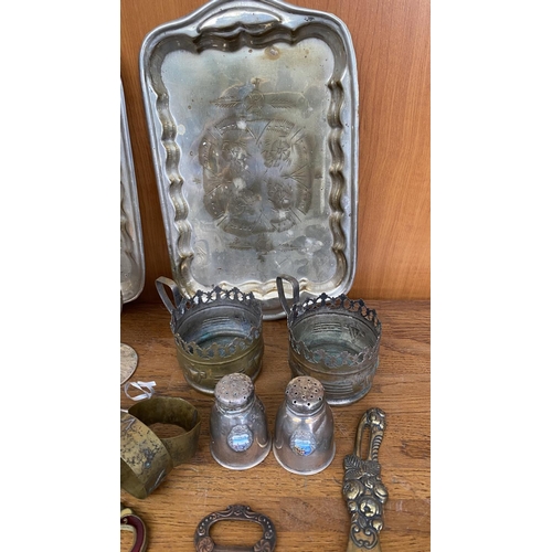 292 - Qty of Interesting Silver Plated and Metal Items