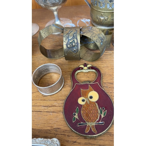 292 - Qty of Interesting Silver Plated and Metal Items