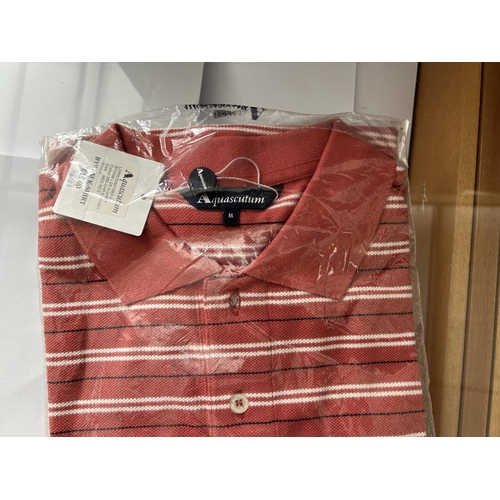 9 - Aquascutum London Byram K-Shirt Size M. Reg (Unused)