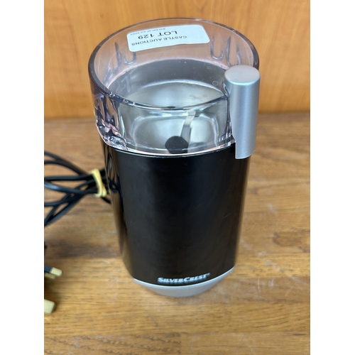 129 - Silver Crest Electric Coffee Grinder (Unused)