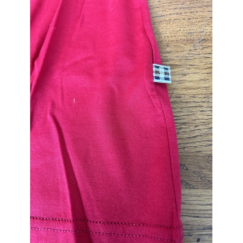 99 - Aquascutum London Robin Ladies Leisure Red K/Shirt Size S. Reg. (Unused)