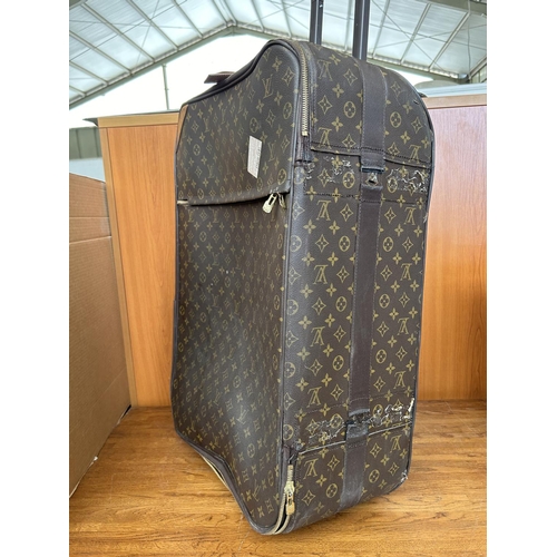 366A - Vintage Louis Vuitton Luggage Travel Suitcase (A/F - Needs Attention)