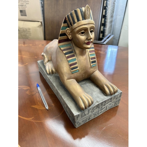 186 - Big Vintage Sphinx Figurine (35cm W., 28cm H.)