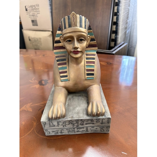 186 - Big Vintage Sphinx Figurine (35cm W., 28cm H.)