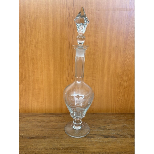 203 - Vary Big Handcrafted Decanter (45cm H.)