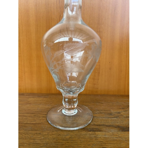 203 - Vary Big Handcrafted Decanter (45cm H.)