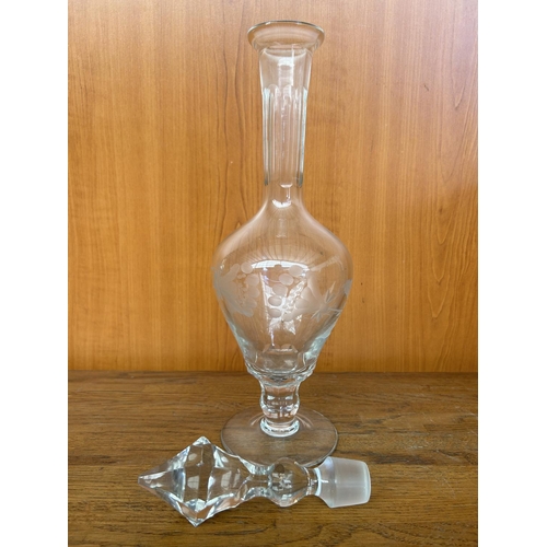 203 - Vary Big Handcrafted Decanter (45cm H.)