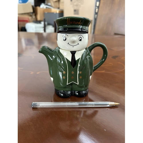 206 - Vintage Harrods London Ceramic Doorman Figure/Tea Pot