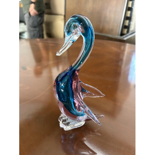 208 - Vintage Murano Art Glass Duck Figure (20cm H.)