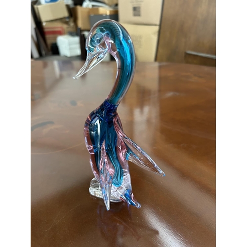 208 - Vintage Murano Art Glass Duck Figure (20cm H.)