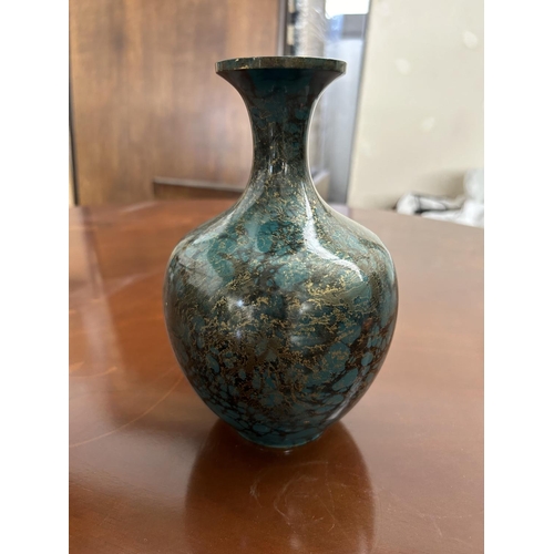 210 - Rare Japanese Takaota Copperware Vase (22cm H.)