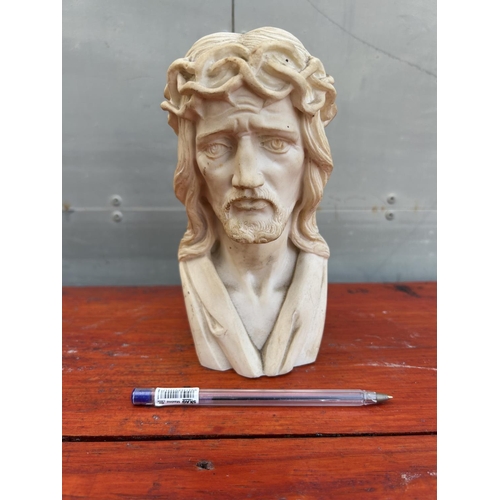 81 - 'Devine Merci' Vintage Jesus Statue Bust