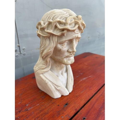 81 - 'Devine Merci' Vintage Jesus Statue Bust