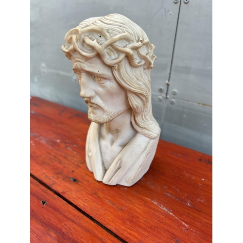 81 - 'Devine Merci' Vintage Jesus Statue Bust