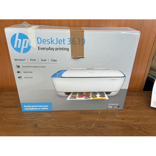 221 - HP Deskjet 3639 Wireless Printer