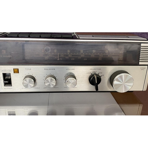 25 - Vintage 1980's Waltham Stereo Radio, Cassette Recorder and Alarm Clock (Cassette A/F)