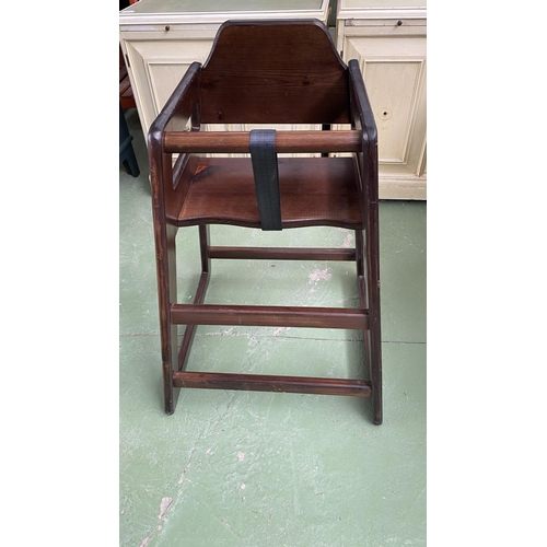 26 - Wooden Baby High Chair