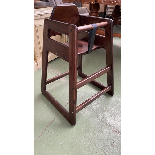 26 - Wooden Baby High Chair