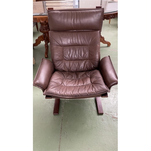 4 - Vintage Mid Century Leather Siesta Armchair