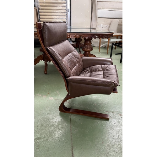 4 - Vintage Mid Century Leather Siesta Armchair