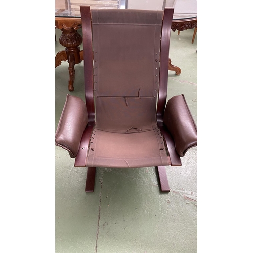 4 - Vintage Mid Century Leather Siesta Armchair