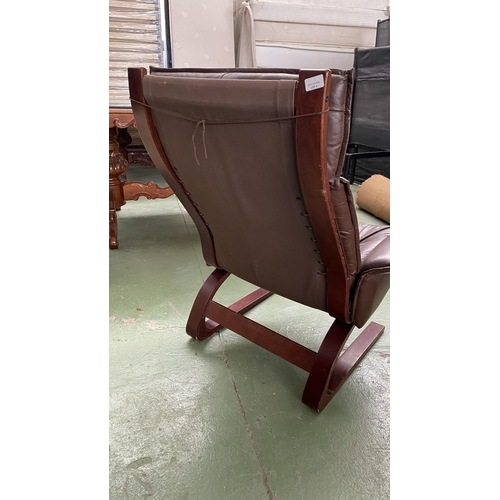 4 - Vintage Mid Century Leather Siesta Armchair