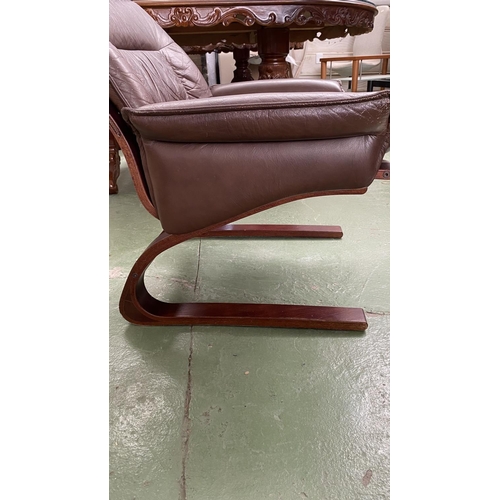 4 - Vintage Mid Century Leather Siesta Armchair