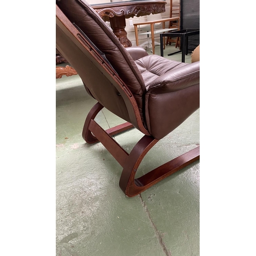 4 - Vintage Mid Century Leather Siesta Armchair