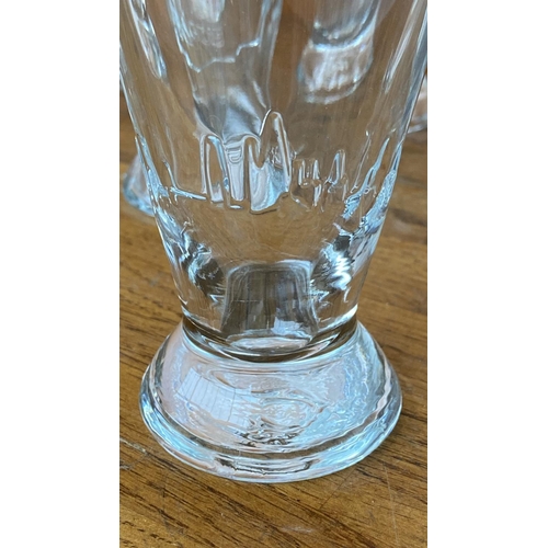 67 - Set of 6 Staropramen Heavy Beer Advertising Glasses (Unused)