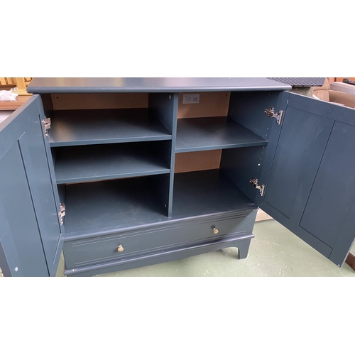 73 - 'Ikea Lommarp' Dark Blue-Green Cabinet (102 W. 49 D. x 101cm H.)